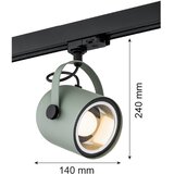  Argon 4310 - Spot za šinski sistem NET 1xE27/15W/230V zelena | Eponuda.com