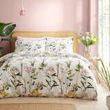 RHS Svetlo zelena bombažna podaljšana posteljnina za zakonsko posteljo 230x220 cm Exotic Floral – | Shoptok.si