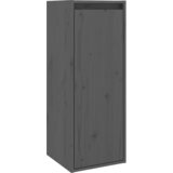  Zidni ormarić sivi 30 x 30 x 80 cm od masivne borovine Slike