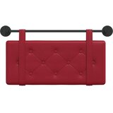  Držeće uzglavlje Zidne Vinska crvena 80 cm Lažna koža - boja crnog vina 80 cm bez LED | shoptok.hr