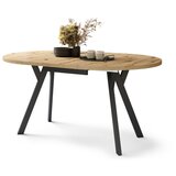 Trpezarijski Sto ARTUR hrast artisan/crna | Eponuda.com