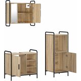  Set ormarića za kupaonicu 3 kom. Hrast sonoma 40 x 36 x 99,5 cm | shoptok.hr