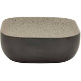 Nadgradni umivaonik sivo-crni 48 x 37,5 x 13,5 cm keramički | shoptok.hr
