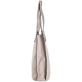 Fashion Hunters Light beige roomy shoulder bag 2in1 made of eco leather | Shoptok.si