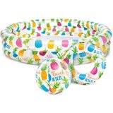 Intex OTROŠKI BAZEN OTROŠKI SET ANANAS BAZEN, OBROČ, ŽOGA | Shoptok.si
