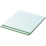  Ploče za police 2 kom staklene prozirne 30 x 25 cm | shoptok.hr