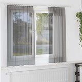 Voile zavjese s džepovima za šipke 2 kom tamnosive | Shoptok.si