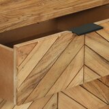  Konzolna stolica Smeđa 90 x 35 x 80 cm Čvrsto drvo akacije | shoptok.hr