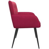  Dvosjed s metalnim nogama 2-sjedalo Vinska crvena Baršun | shoptok.hr
