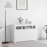  Kreveta S LED lampica Bijelo 116 x 30 x 75 cm Konstruirano drvo | shoptok.hr