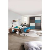CARRYHOME omara z drsnimi vrati, siva, zelena, črna, bela, barve hrasta | Shoptok.si