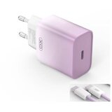 XO wall charger ce18 pd 30w 1x usb-c purple-white + cable usb-c - usb-c ( GSM176797 )