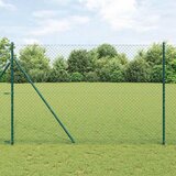  Stup za ogradu Zelena 10 x 1,6 m (40 x 40 mm mreža) Čelik i PVC | shoptok.hr