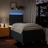  Krevet s oprugama i madracem plavi 120 x 190 cm od tkanine | shoptok.hr