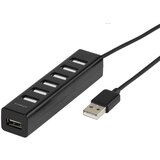 Vivanco USB HUB, 7-port aktiv m. Netztei 36661 IT-USBHUB7PWR Cene