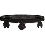Kolica za biljke s kotačima promjer 30 cm crna 170 kg | shoptok.hr