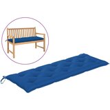 vidaXL jastuk za vrtnu klupu plavi 150 x 50 x 7 cm od tkanine Cijene