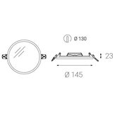  LED2 - LED kupatilska ugradna svetiljka SLIM LED/10W/230V IP43 CRI 90 | Eponuda.com