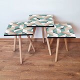 Hanah home set klub stočića 3Shp222, 3 komada, Šarena | ePonuda.com