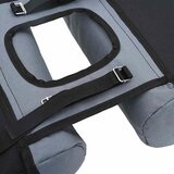  Torba za bicikl Siva i crna 31.5 x 15.5 x 40 cm Poliester | shoptok.hr