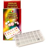 2M nedeljni dozator za lekove beli Cene