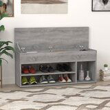 vidaXL Klupa za cipele boja sivog hrasta 105x30x45cm konstruirano drvo Cijene