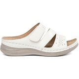 SEASTAR Light white flip-flops on a low wedge Cene