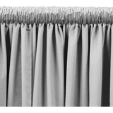  Curtain VILA color gray style classic 5 cm pole pocket velvet 265x245 HOMEDE | shoptok.hr