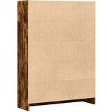 vidaXL Knjižna omara dimljeni hrast 80x24x109 cm inženirski les | Shoptok.si