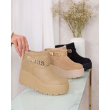 Resti Beige women's shoes a'la snow boots with ornament Parisela | Shoptok.si
