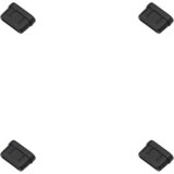 INF Pokrovčki za prah tipa C, 4-delni paket Black, (21839395) Cene