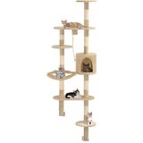  Penjalica za mačke sa stupovima za grebanje od sisala 194 cm bež | shoptok.hr