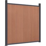 PANEL za ogradu smeđi 1218 x 186 cm WPC | Eponuda.com