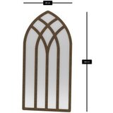 Hanah home Podno ogledalo Fira, 90 cm x 180 cm, Smeđa | Eponuda.ba