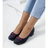 Gemre Navy blue lace pumps Seema Cijene