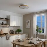 Brilagi LED prigušiva plafonski ventilator LED/38W/230V 50 cm bela/smeđa + daljinski upravljač | Eponuda.com