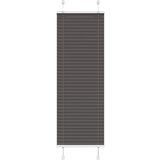 vidaXL Plisirana žaluzija črna 45x150 cm Širina tkanine 44,4 cm Cene