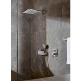 Hansgrohe FixFit Porter 300 White/Chrome zidni priključak za tuš creva sa držačem ručnog tuša i policom 26456400 | ePonuda.com