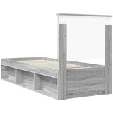  Okvir za krevet s uzglavljem Siva Sonoma 75 x 190 cm | shoptok.hr