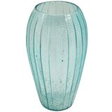  Vaza staklena 25*13cm plava Cene