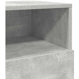 vidaXL Noćni ormarić s 2 ladice beton siva 36x36x68 cm | shoptok.hr