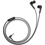 Hoco žičane slušalice jack 3,5 mm sa mikrofonom M72 crne | ePonuda.com