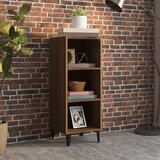  Komoda boja smeđeg hrasta 34,5x32,5x90 cm od konstruiranog drva | shoptok.hr