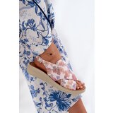 Boto Ladies sandals made of eco leather with flowers multicolor Tosmelia | shoptok.hr