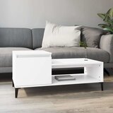  Stolić za kavu bijeli 100 x 50 x 45 cm od konstruiranog drva | shoptok.hr