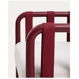 Kave Home Crvena/bež vrtna garnitura aluminijska za 4 osobe Omala – | shoptok.hr