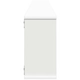  Kockaste zidne police 2 kom bijele 100 x 15 x 30 cm drvene | shoptok.hr