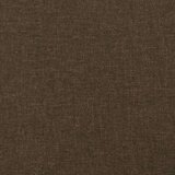 Posteljni okvir z vzglavjem temno rjav 140x190 cm blago, (20906211) | Shoptok.si