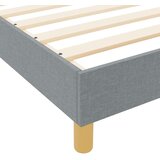 vidaXL Okvir kreveta u svjetlosivoj boji 90x190 cm tkanina | shoptok.hr