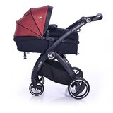 Lorelli ADRIA Kolica Black/Red 2u1 SET: Košara + Putna Torba + Zimska Navlaka (do 15 kg) | shoptok.hr